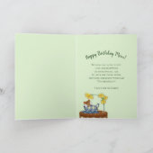 Geburtstag - Mutter - Maus im Teecup-Ruhen Karte (Innenseite)