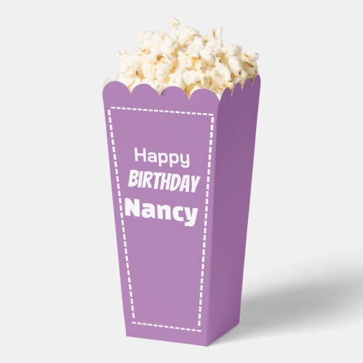 Geburtstag Nancy editierbar Geschenkschachtel (Geplatzt)