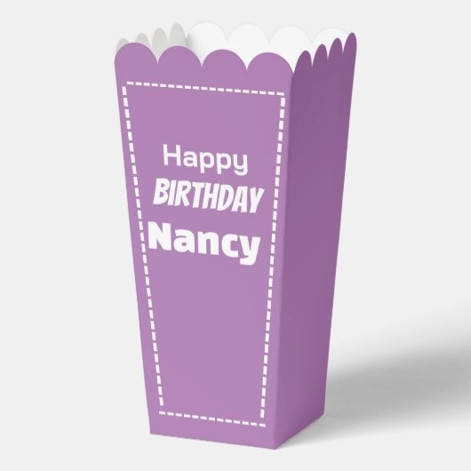 Geburtstag Nancy editierbar Geschenkschachtel (Vorderseite)