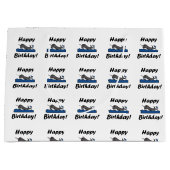 Geburtstag Narwhal Große Geschenktüte (Vorderseite)