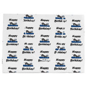 Geburtstag Narwhal Große Geschenktüte (Rückseite)