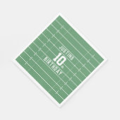 Geburtstag Niedlicher Sportfußballfeld Nummer Part Serviette (Ecke)