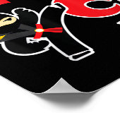 Geburtstag Ninja - 9 Jahre Party Ninja - Geburtsta Poster (Ecke)