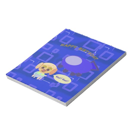 Geburtstag Notizblock (Rotiert)