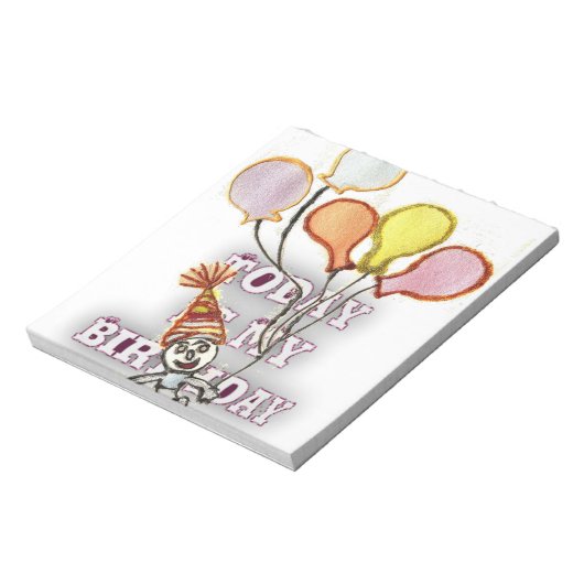 Geburtstag Notizblock (Rotiert)