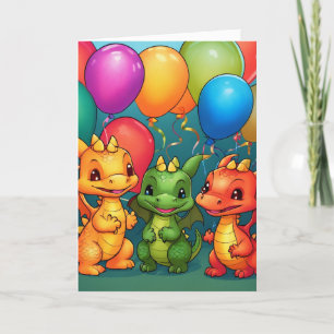 Geburtstag / oder andere Party - geklappte Grußkar Karte