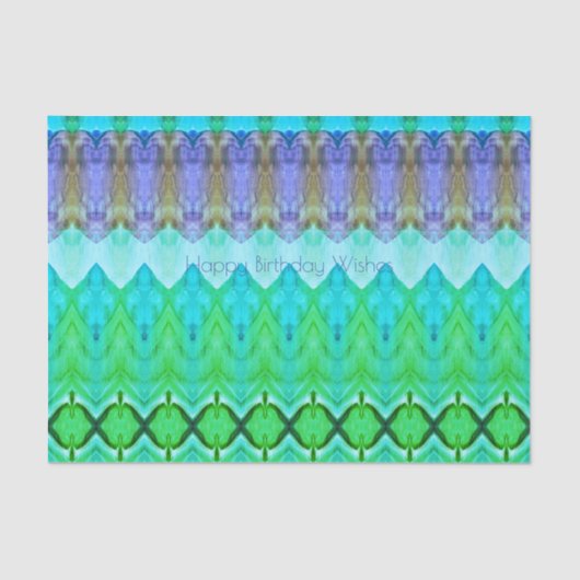 Geburtstag oder ein beliebiges Occasions-Gewebe in Seidenpapier (Vorderseite)