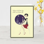 Geburtstag oder Freundschaft Karte (Gelbe Blume)