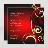 Geburtstag oder Geburtstag Einladung (Vorne/Hinten)