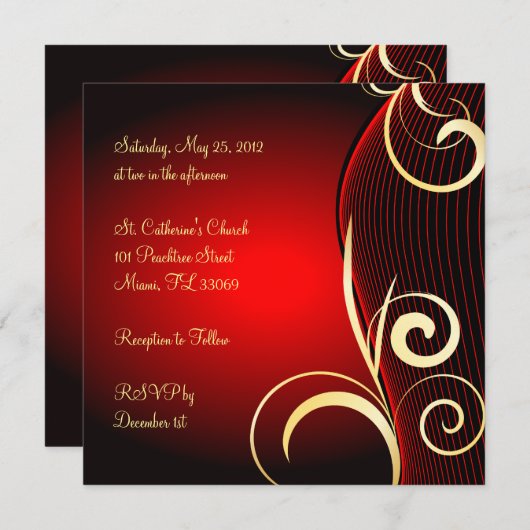 Geburtstag oder Geburtstag Einladung (Vorne/Hinten)