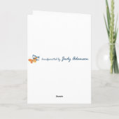 Geburtstag oder Rentenkarte Karte (Rückseite)