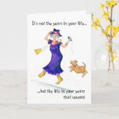 Geburtstag oder Rentenkarte Karte (Gelbe Blume)