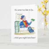 Geburtstag oder Rentenkarte Karte (Gelbe Blume)