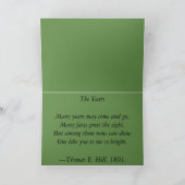 Geburtstag oder Wiedersehen-Karte — Viktorianische Karte (Innenseite)