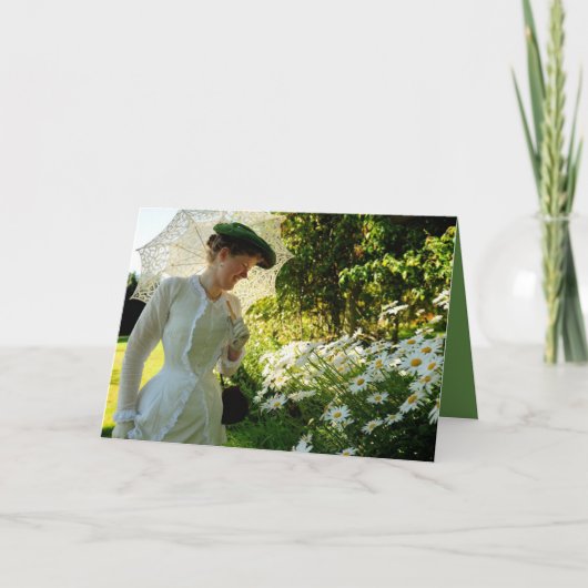 Geburtstag oder Wiedersehen-Karte — Viktorianische Karte (Vorderseite)