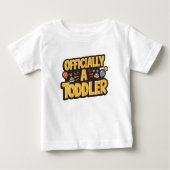 Geburtstag "Offiziell ein Kleinkind" Baby T-shirt (Vorderseite)