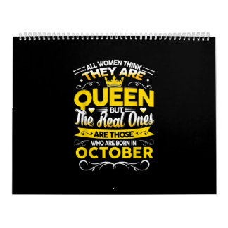Geburtstag Oktober Geschenk | Geboren im Oktober K Kalender
