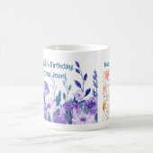 Geburtstag Oma Blume Liebe Elegant Florenz Kaffeetasse (Mittel)