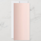 Geburtstag Pampas Gras Rose Dank Karte (Rückseite)