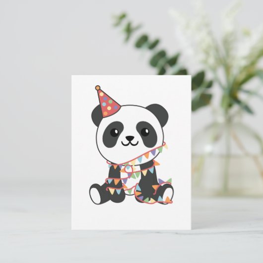 Geburtstag Panda für Kinder zum Geburtstag (Stehend Vorderseite)