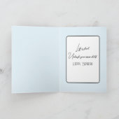 Geburtstag Panda mit Hula Hoop Karte (Innenseite)