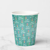 Geburtstag Pappbecher (Rückseite)