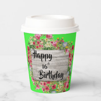 Geburtstag Pappbecher