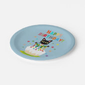 Geburtstag Pappteller (Schrägansicht)