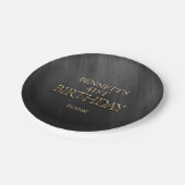 Geburtstag Pappteller (Schrägansicht)