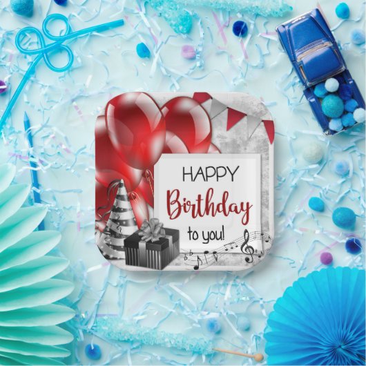 Geburtstag Pappteller (Party)