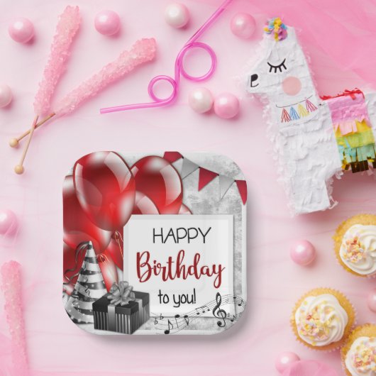 Geburtstag Pappteller (Party)