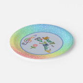 Geburtstag pappteller (Schrägansicht)