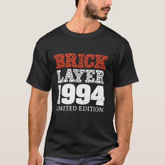 Geburtstag Party Bricklayer Master Builder 1994 T-Shirt (Vorderseite)