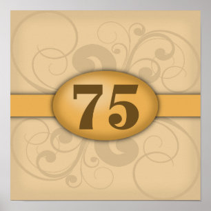 Geburtstag/Party zum 75. Poster