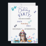 Geburtstag Pawty Bernese Mountain Hund Geburtstag Einladung<br><div class="desc">Begleiten Sie die Geburtstagsparty mit einem bezaubernden Berner Hund! Diese individuell gestaltbare Einladungs-Karte eignet sich ideal für Hundefreunde. Personalisieren Sie es mit Ihren Firmeninformationen für eine einzigartige Touch. Mit dieser individuell gestaltbaren Geburtstagsfeier laden wir Sie zu Ihrer Veranstaltung ein. #BirthdayPawty #BerneseMountainDog #DogBirthdayEinladung #CustomizableCard #PartyPups</div>