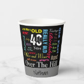 Geburtstag - Personalisieren Pappbecher (Vorderseite)