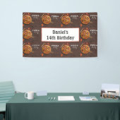Geburtstag Personalisiert Pizza Party Banner (Messeveranstaltung)