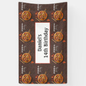 Geburtstag Personalisiert Pizza Party Banner (Vertikal)