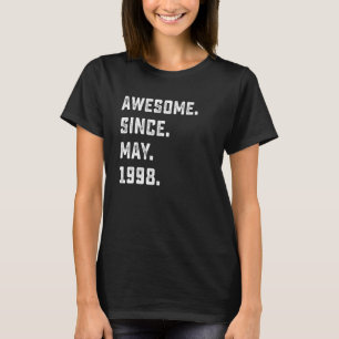 Geburtstag Phantastisch seit Mai 1998 24 Jahre T-Shirt