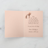 Geburtstag Phantastische Mama Fun Giraffe Tier Karte (Innenseite)