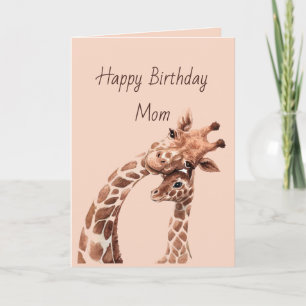 Geburtstag Phantastische Mama Fun Giraffe Tier Karte