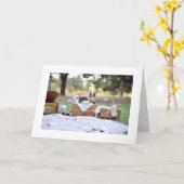 GEBURTSTAG PICNIC FOTO NUR FÜR SIE KARTE (Gelbe Blume)