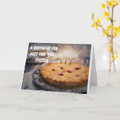 **GEBURTSTAG PIE** NUR FÜR *PASTER* CARD KARTE (Gelbe Blume)