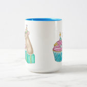 Geburtstag Pika Cupcake Tasse (Mittel)