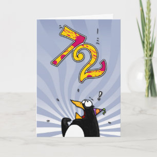 Geburtstag - Pinguin Überraschungskarte Karte