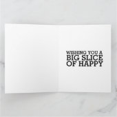 GEBURTSTAG PIZZA MIT KANDLES GROSSKARTE KARTE (Innenseite)