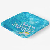 Geburtstag Pool Party Spaß Pappteller (Gewinkelt)