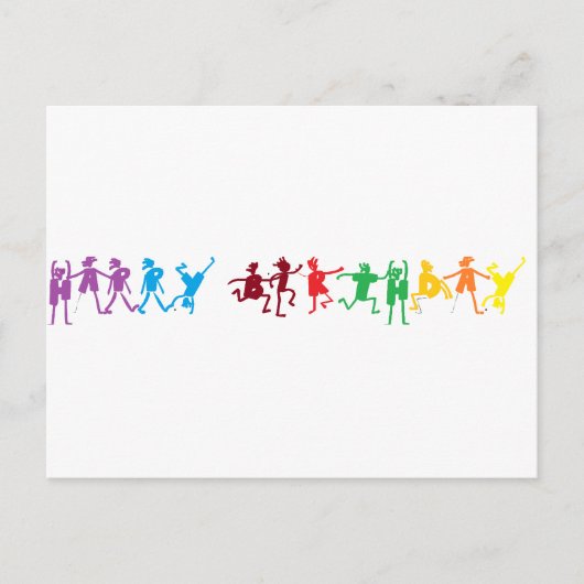 Geburtstag Postkarte (Vorderseite)