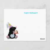 Geburtstag Postkarte (Rückseite)