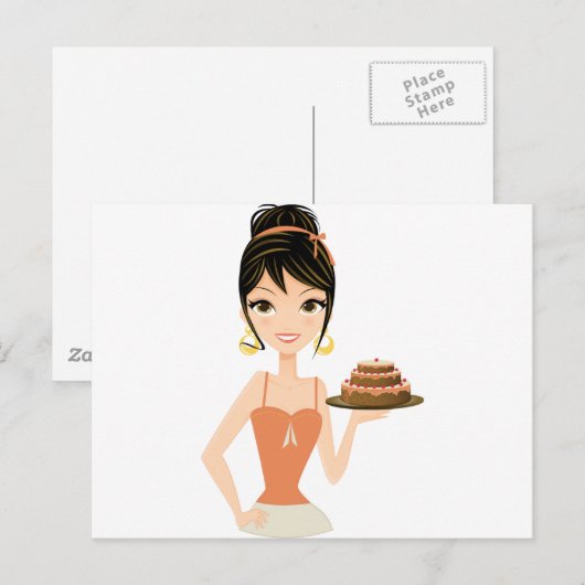 Geburtstag Postkarte (Vorne/Hinten)